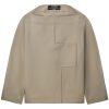 Maison-Kitsune Sweatshirts Men Jacquemus Le Haut Ameno Sweatshirt Neutrals