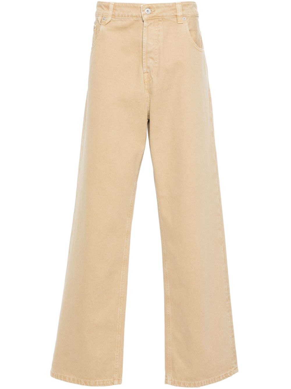 Men Wide-Leg Jeans Maison-Kitsune Jacquemus Nîmes Wide Jeans Neutrals