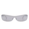 Maison-Kitsune Jacquemus Mirada Sunglasses White Men Sunglasses