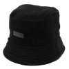Jacquemus Le Bob Belo Bucket Hat Black Maison-Kitsune Men Hats