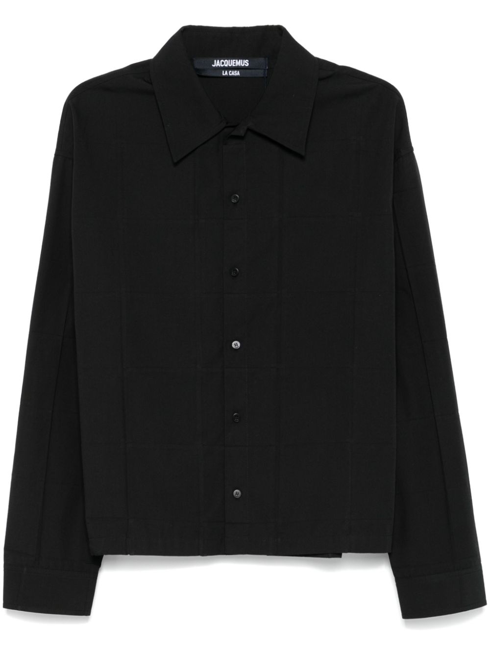 Maison-Kitsune Jacquemus La Chemise Corto Shirt Black Men Shirts