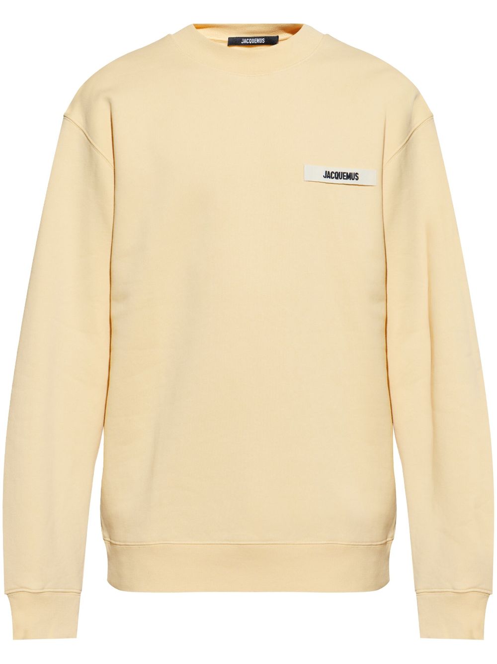 Maison-Kitsune Jacquemus logo-patch Sweatshirt Neutrals Men Sweatshirts