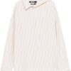 Jacquemus Business Big Logo Shirt Brown Men Shirts Maison-Kitsune