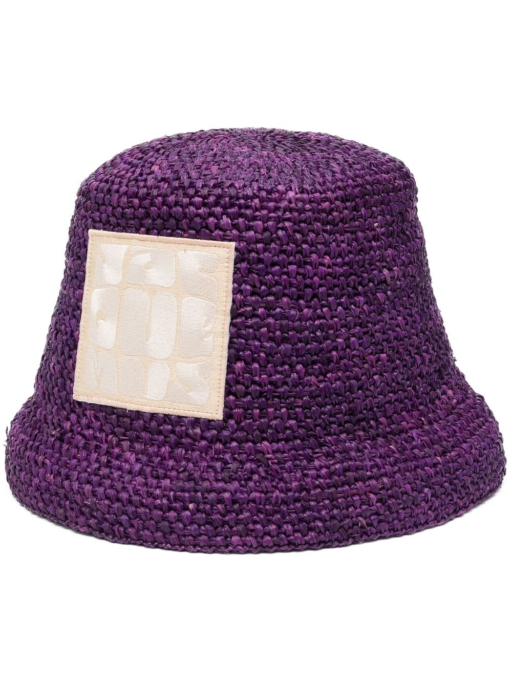 Maison-Kitsune Jacquemus Le Bob Ficiu Bucket Hat Purple Men Hats