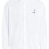 Men Shirts Maison-Kitsune Jacquemus Chemise Simon Buttoned Shirt White