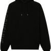 Maison-Kitsune Jacquemus Le Hoodie Typo Cotton Top Black Men Hoodies