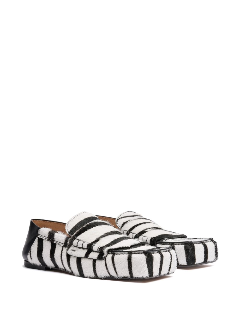 Jacquemus Carré Loafers White Men Loafers Maison-Kitsune
