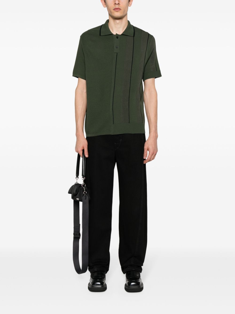 Men Polo Shirts Maison-Kitsune Jacquemus Juego Polo Shirt Green