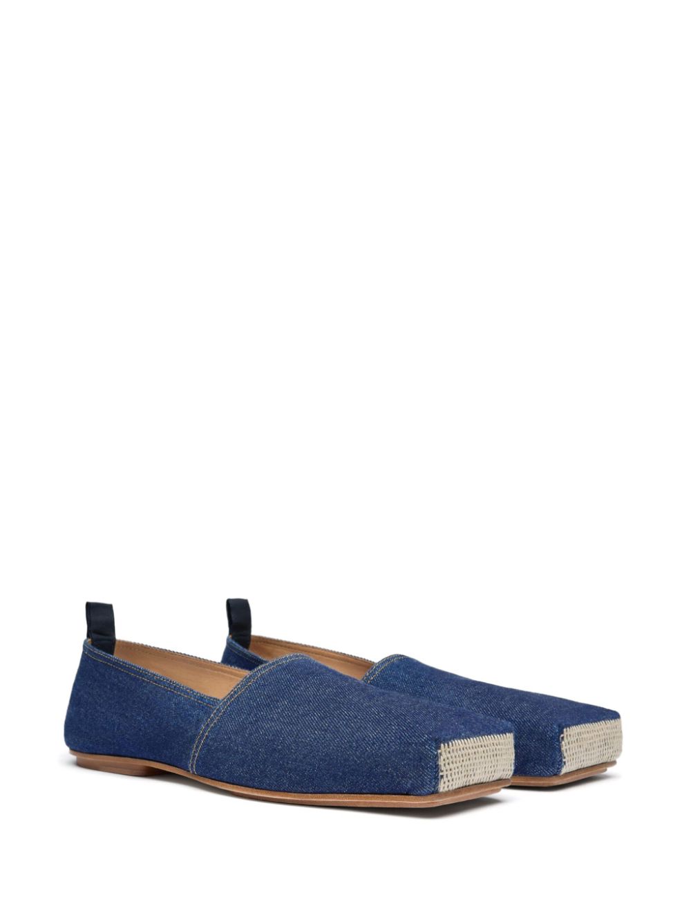 Jacquemus square-toe Espadrilles Blue Men Espadrilles Maison-Kitsune