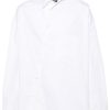 Jacquemus Cuadro Poplin Shirt White Men Shirts Maison-Kitsune