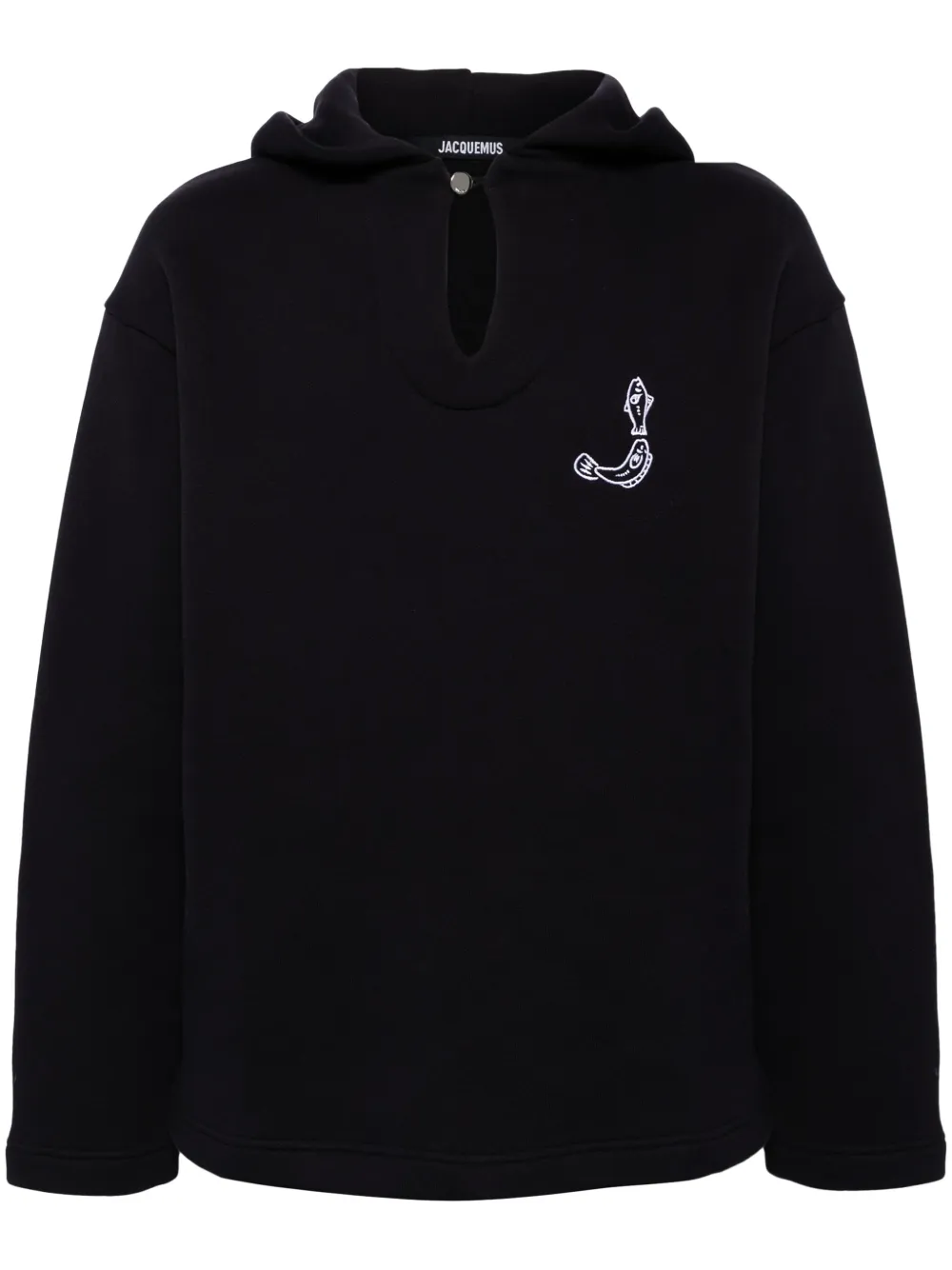 Men Hoodies Maison-Kitsune Jacquemus Le Merù Hoodie Blue