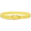 Maison-Kitsune Jacquemus La Ceinture Bambino Leather Belt Yellow Men Belts