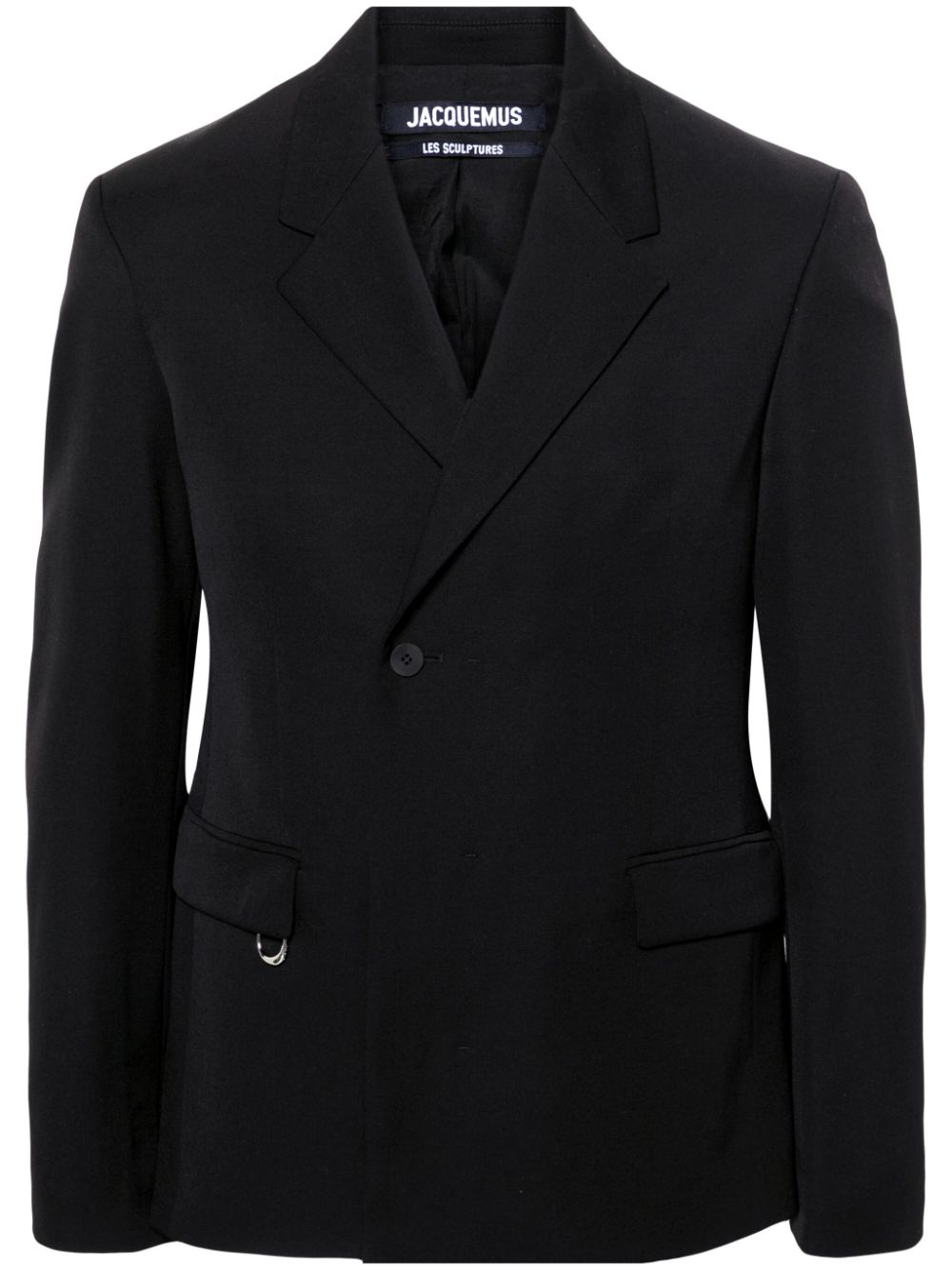 Men Blazers Maison-Kitsune Jacquemus La Veste Melo virgin-wool Blazer Black