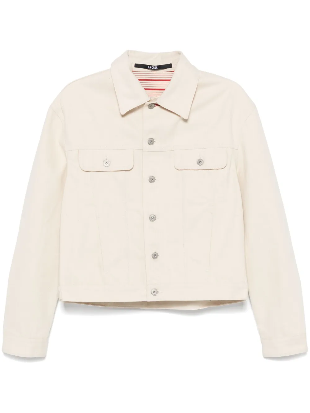 Jacquemus De-Nimes Jacket Neutrals Men Denim Jackets Maison-Kitsune