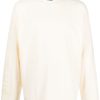 Maison-Kitsune Jacquemus Le t-shirt Typo long-sleeve Cotton T-shirt Neutrals Men T-Shirts
