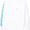 Maison-Kitsune Hoodies Men Jacquemus raised-logo Cotton Hoodie White