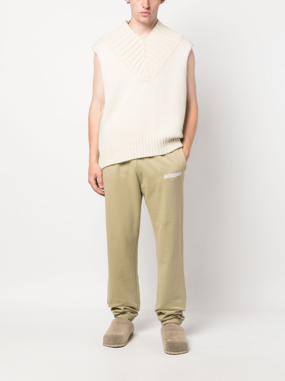 Jacquemus Le Jogging Track Pants Neutrals Men Sweatpants Maison-Kitsune