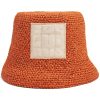 Maison-Kitsune Jacquemus Le Bob Ficiu Bucket Hat Orange Men Hats