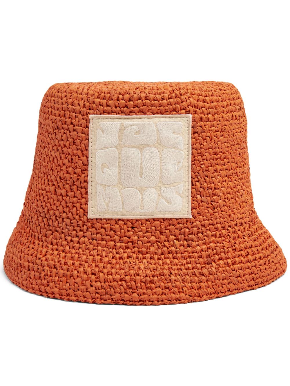 Maison-Kitsune Jacquemus Le Bob Ficiu Bucket Hat Orange Men Hats