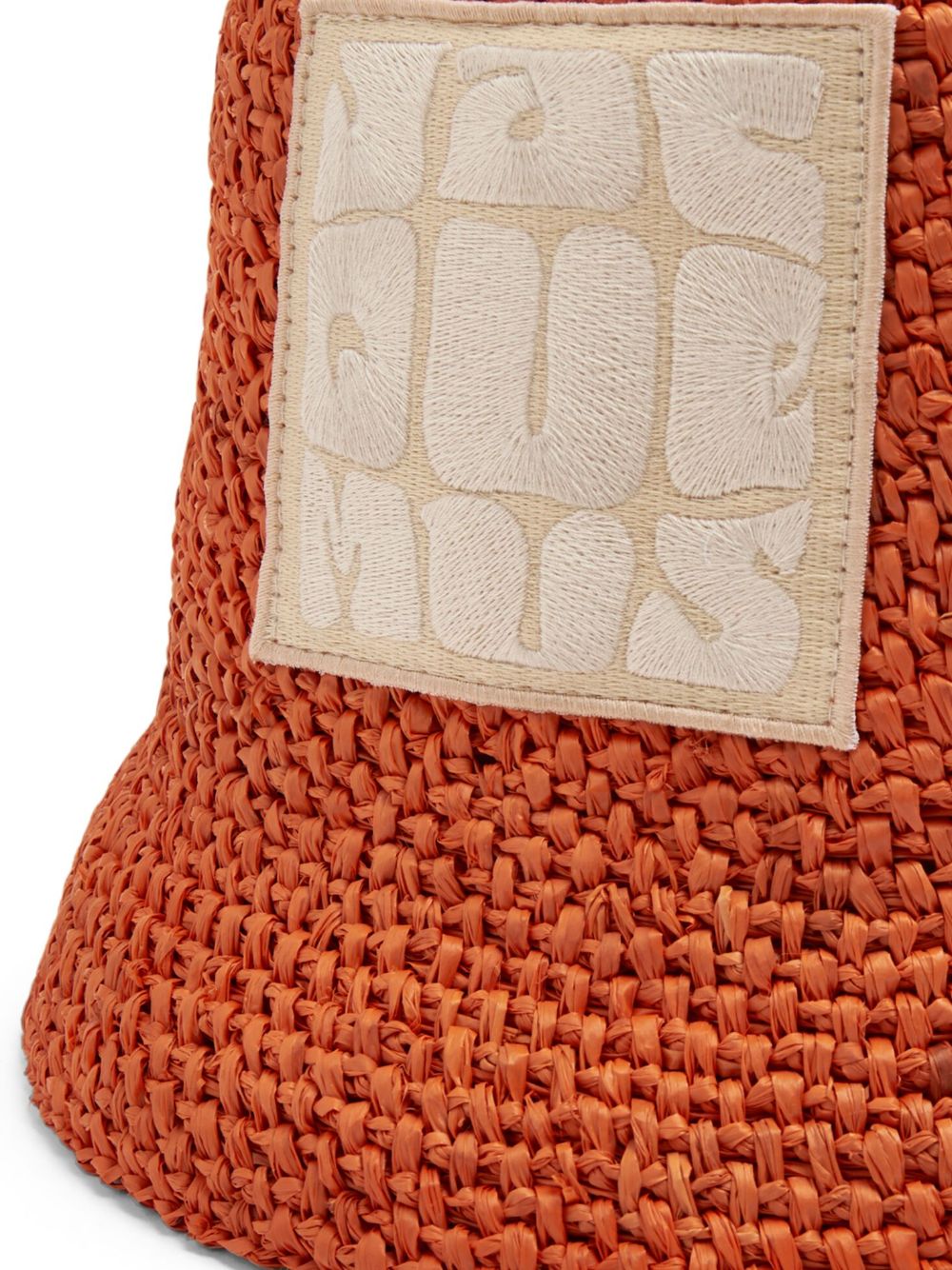 Maison-Kitsune Jacquemus Le Bob Ficiu Bucket Hat Orange Men Hats