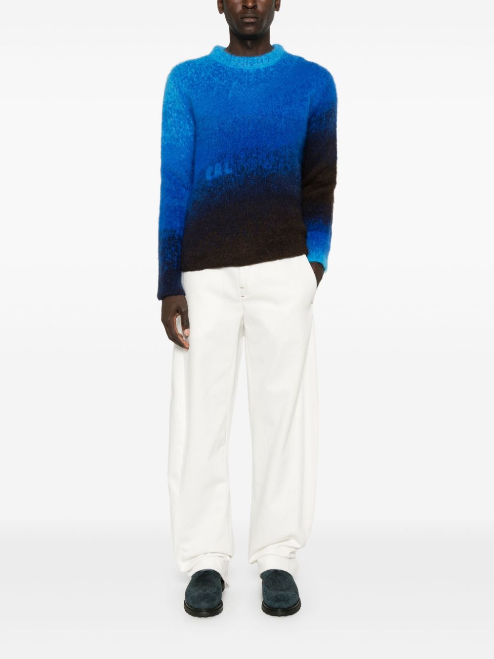 Jacquemus Tapered Jenas White Maison-Kitsune Men Tapered Jeans