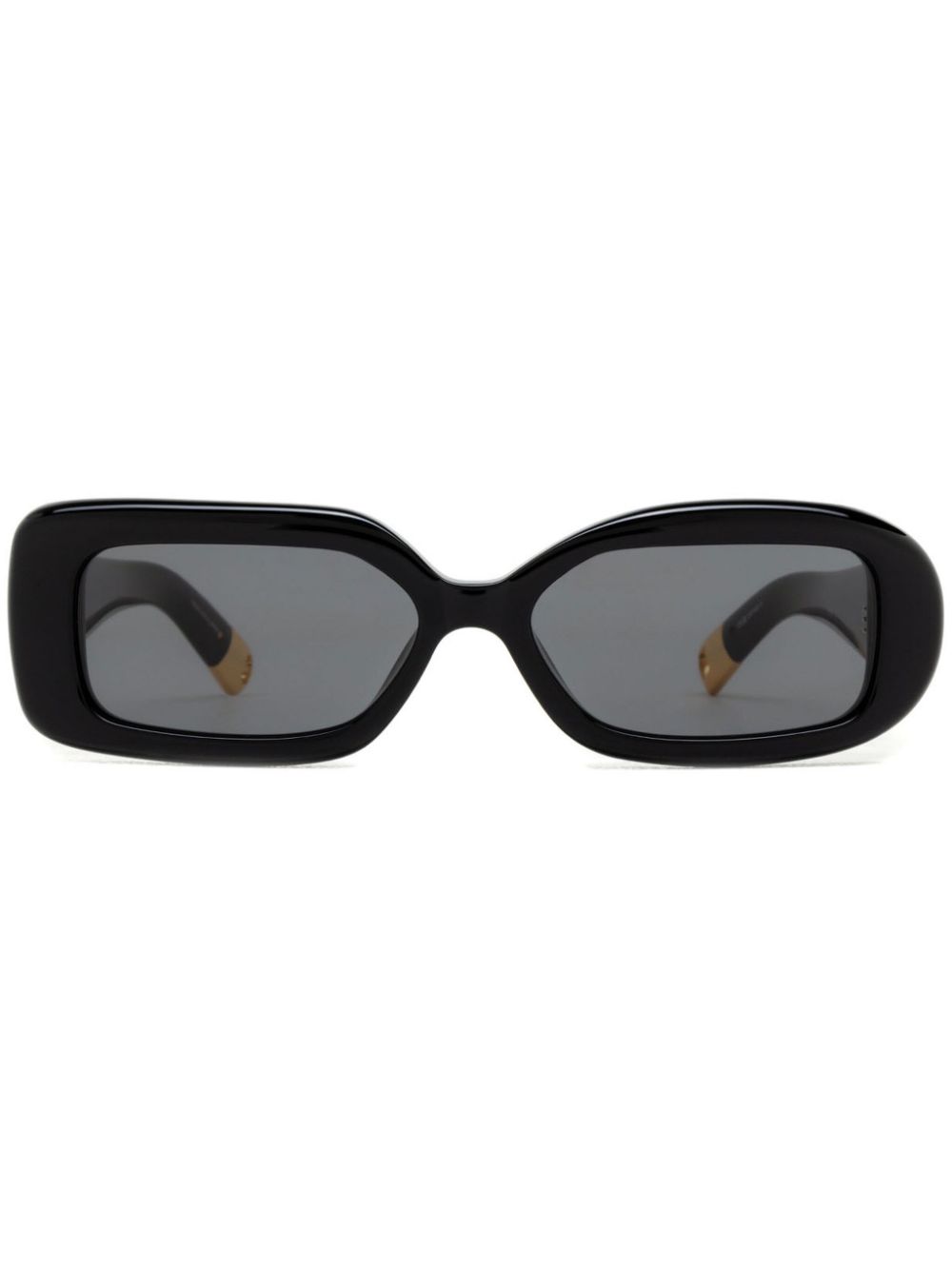 Maison-Kitsune Jacquemus The Rond Carré Sunglasses Black Men Sunglasses