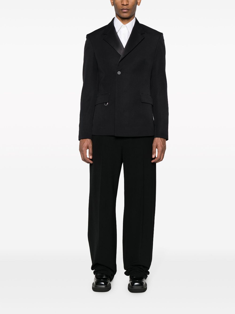 Jacquemus La Veste Melo Tuxedo Blazer Black Men Blazers Maison-Kitsune