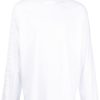 Maison-Kitsune T-Shirts Men Jacquemus Le T-shirt Typo long-sleeve Top White