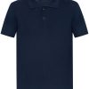 Jacquemus logo-jacquard Polo Shirt Blue Maison-Kitsune Men Polo Shirts