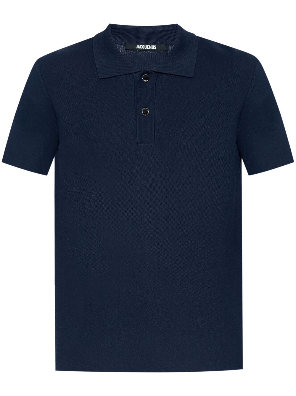 Jacquemus logo-jacquard Polo Shirt Blue Maison-Kitsune Men Polo Shirts