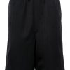 Men Bermuda Shorts Maison-Kitsune Jacquemus Le Bermuda Juego Wool Shorts Black