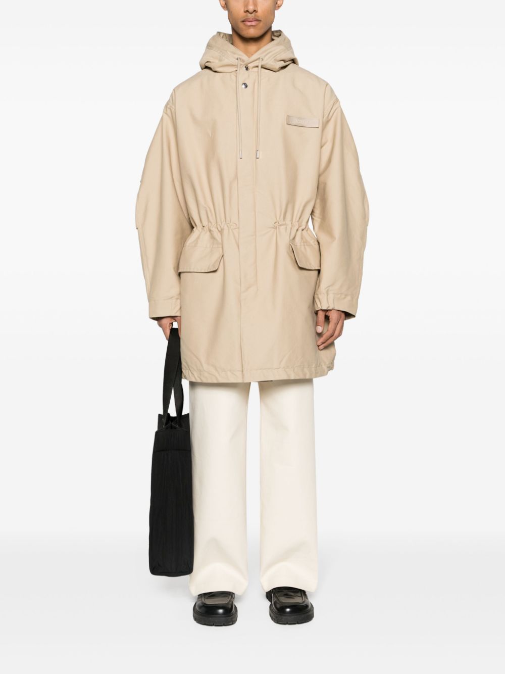 Maison-Kitsune Parkas Men Jacquemus Le Parka Marrone Hooded Coat Brown