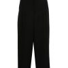 Jacquemus Salti Wool Wide Trousers Black Men Wide Leg Pants Maison-Kitsune