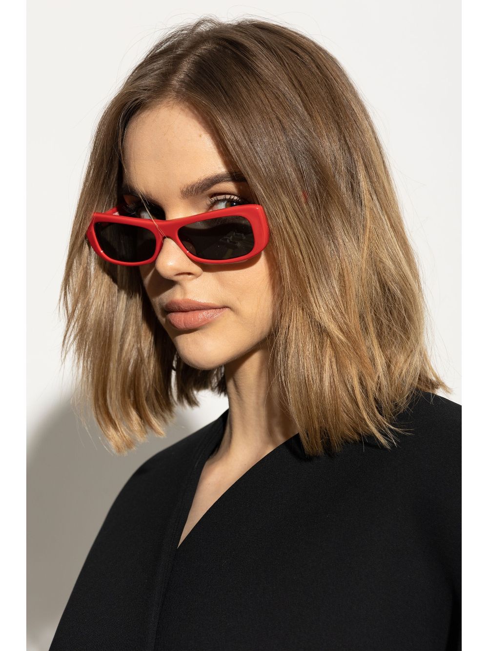 Men Sunglasses Maison-Kitsune Jacquemus Capri Sunglasses Red