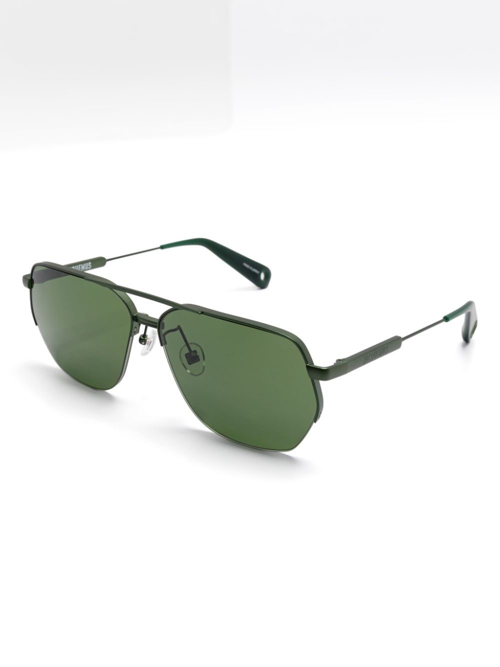 Jacquemus Pilot-frame Sunglasses Green Men Sunglasses Maison-Kitsune