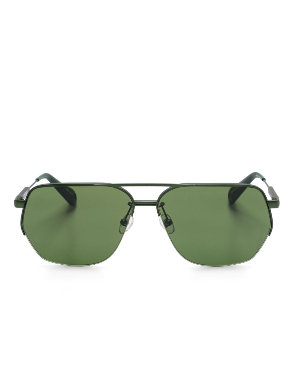 Jacquemus Pilot-frame Sunglasses Green Men Sunglasses Maison-Kitsune