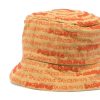Jacquemus embroidered-logo Bucket Hat Neutrals Men Hats Maison-Kitsune