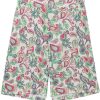 Maison-Kitsune Bermuda Shorts Men Jacquemus Le Short Pingo paisley-print Shorts White