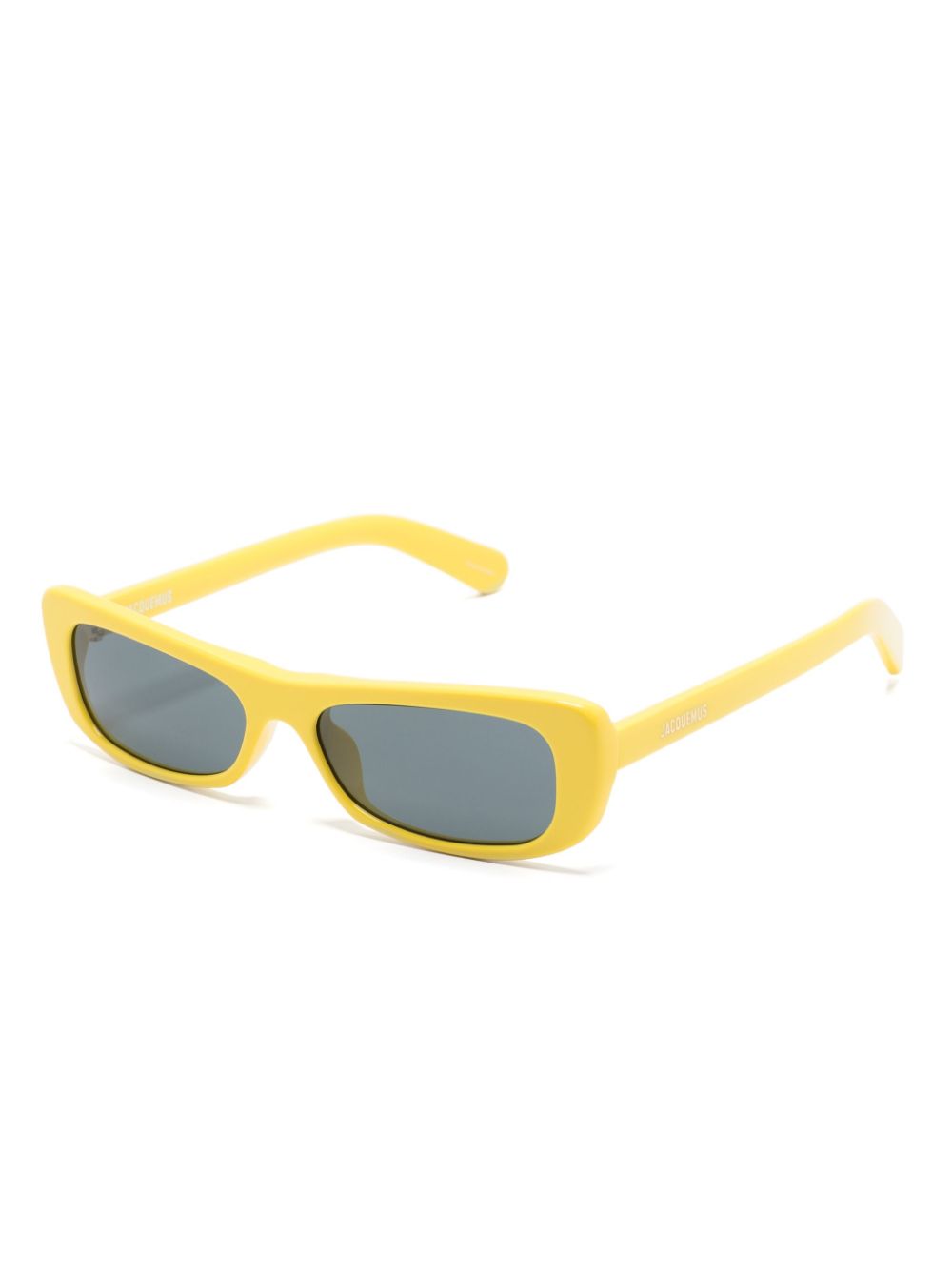 Maison-Kitsune Sunglasses Men Jacquemus Les Lunettes Capri Sunglasses Yellow