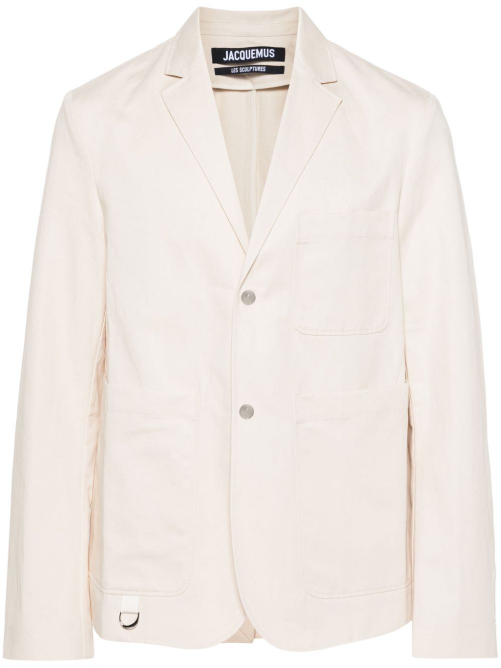 Jacquemus La Veste Jean Canvas Blazer Neutrals Maison-Kitsune Men Blazers