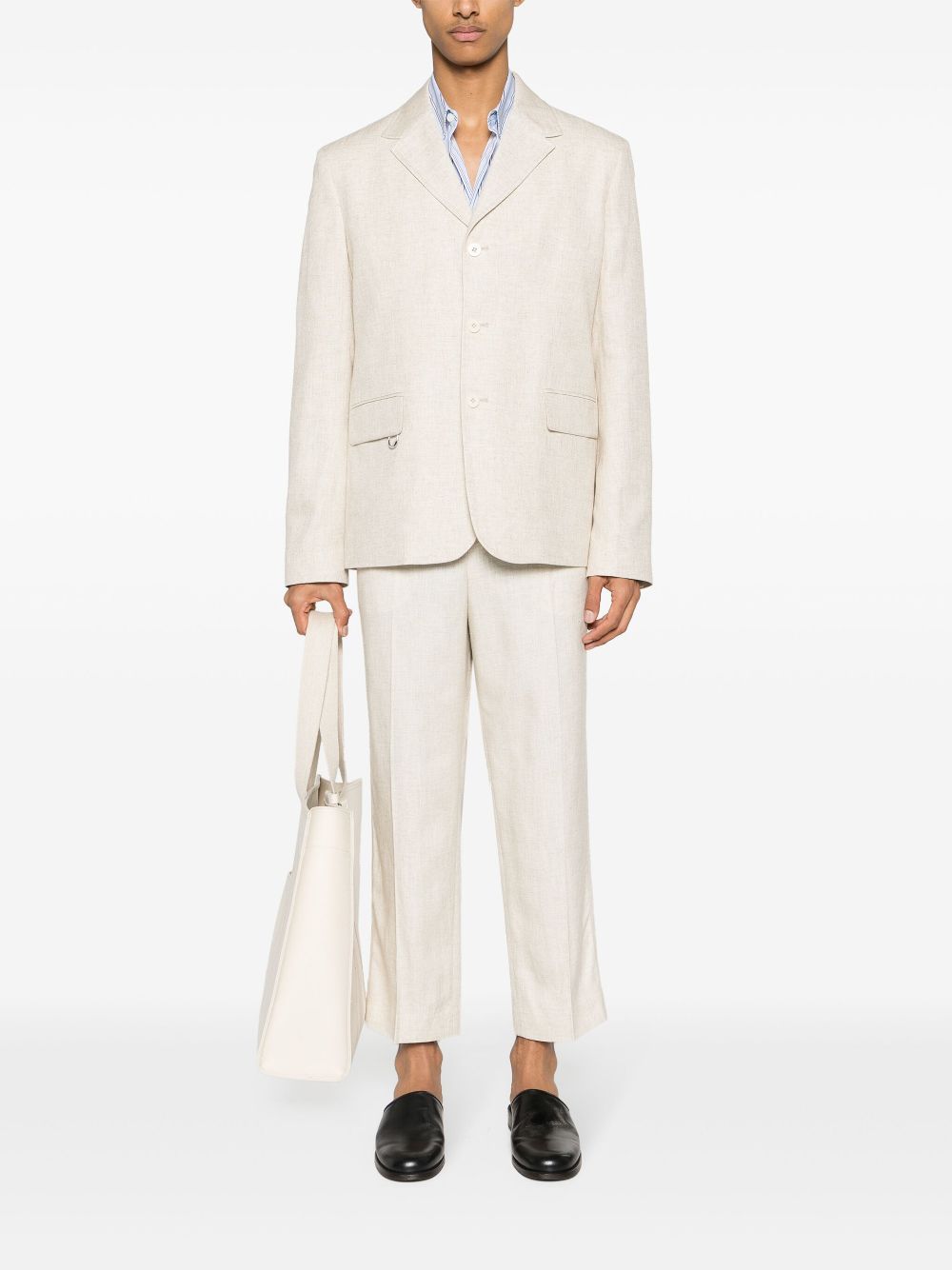 Jacquemus La Veste Cabri Blazer Neutrals Men Blazers Maison-Kitsune