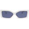 Men Sunglasses Maison-Kitsune Jacquemus x Linda Farrow Les Lunettes Spiaggia Sunglasses White