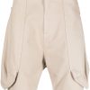Jacquemus Croissant Puffer Cargo Shorts Neutrals Maison-Kitsune Men Bermuda Shorts