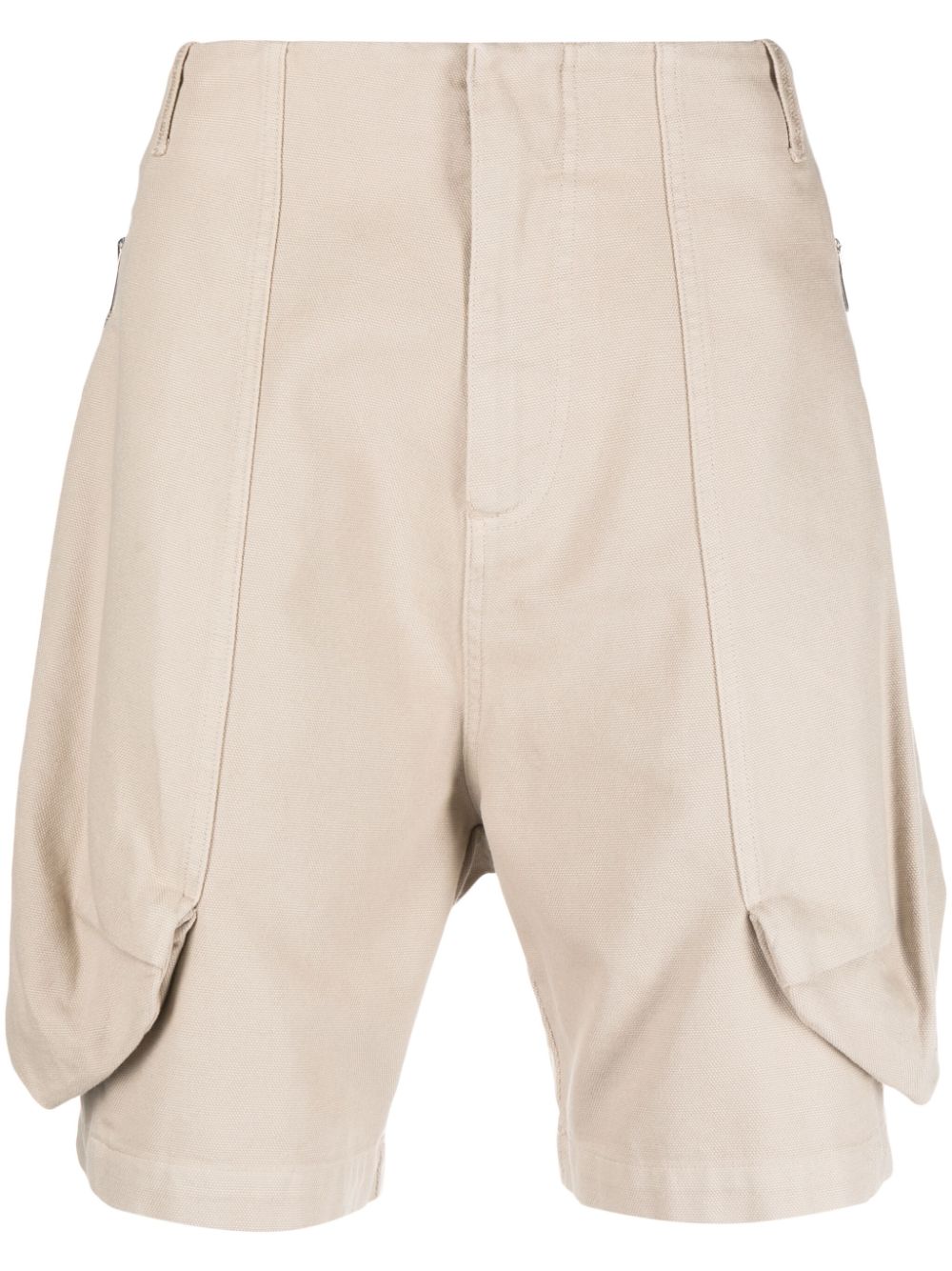 Jacquemus Croissant Puffer Cargo Shorts Neutrals Maison-Kitsune Men Bermuda Shorts