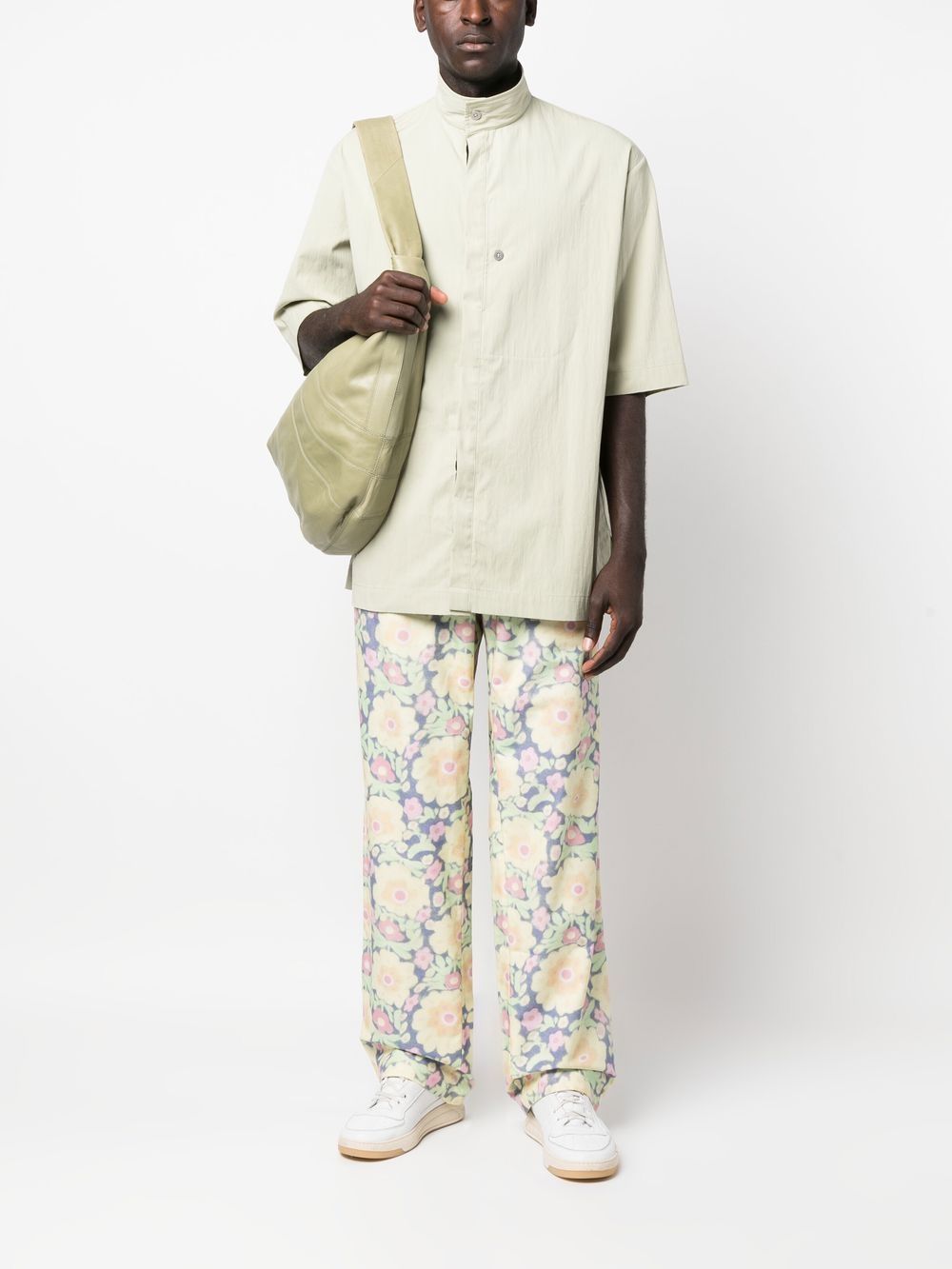 Maison-Kitsune Regular-Fit & Straight Leg Pants Men Jacquemus floral-print straight-leg Trousers Yellow