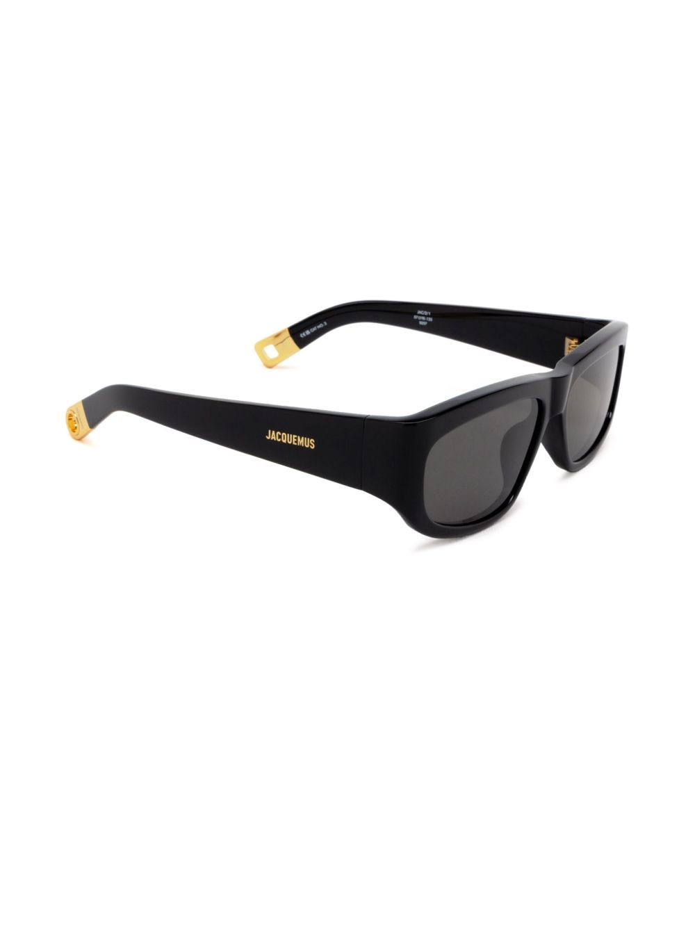 Jacquemus Pilota Sunglasses Black Maison-Kitsune Men Sunglasses
