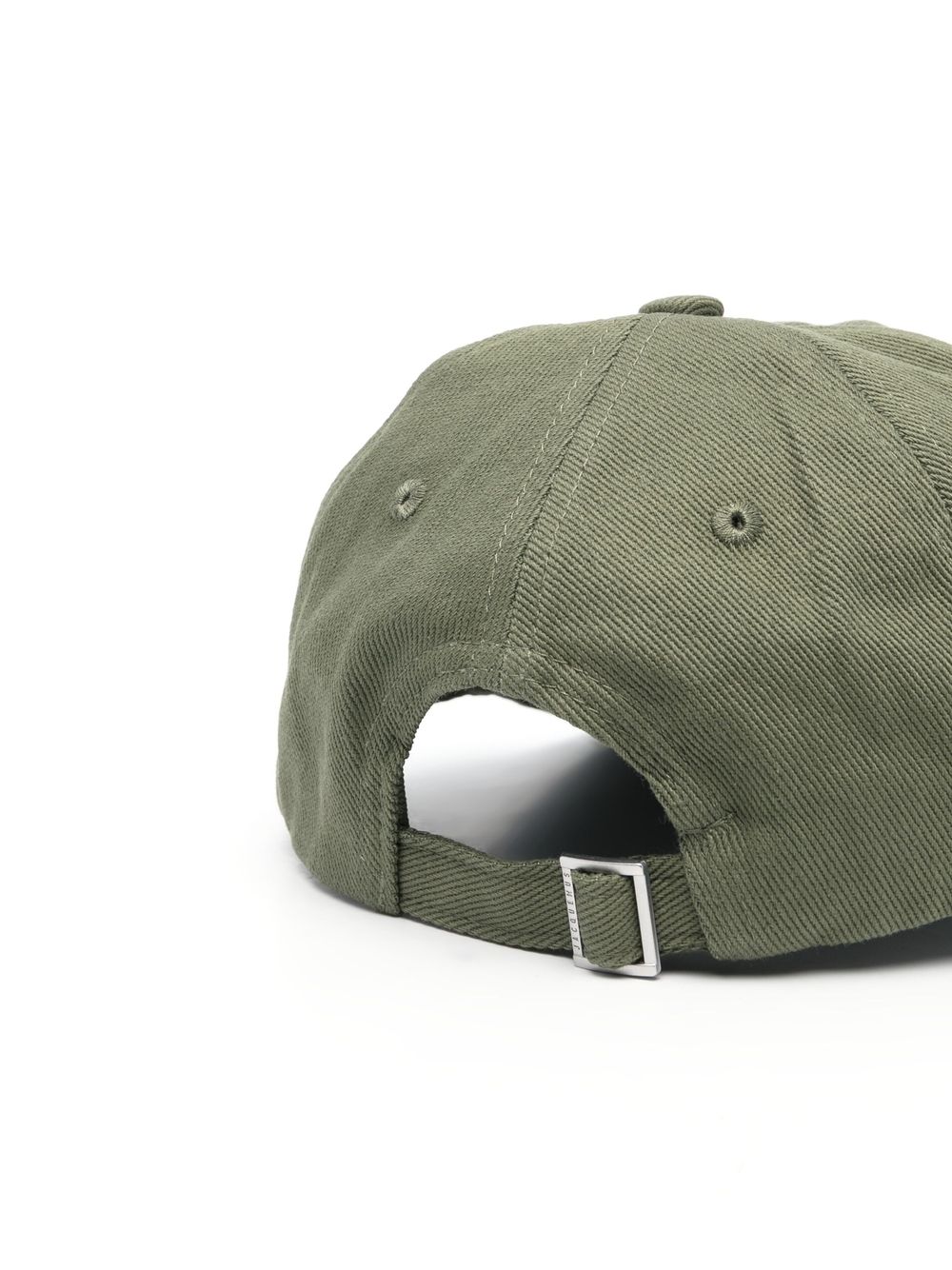 Maison-Kitsune Jacquemus Casquette embroidered-logo Cotton Cap Green Men Hats