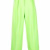 Maison-Kitsune Jacquemus Le Pantalon Mela wide-leg Trousers Green Men Loose Fit Pants