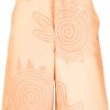 Men Bermuda Shorts Maison-Kitsune Jacquemus graphic-print Shorts Orange