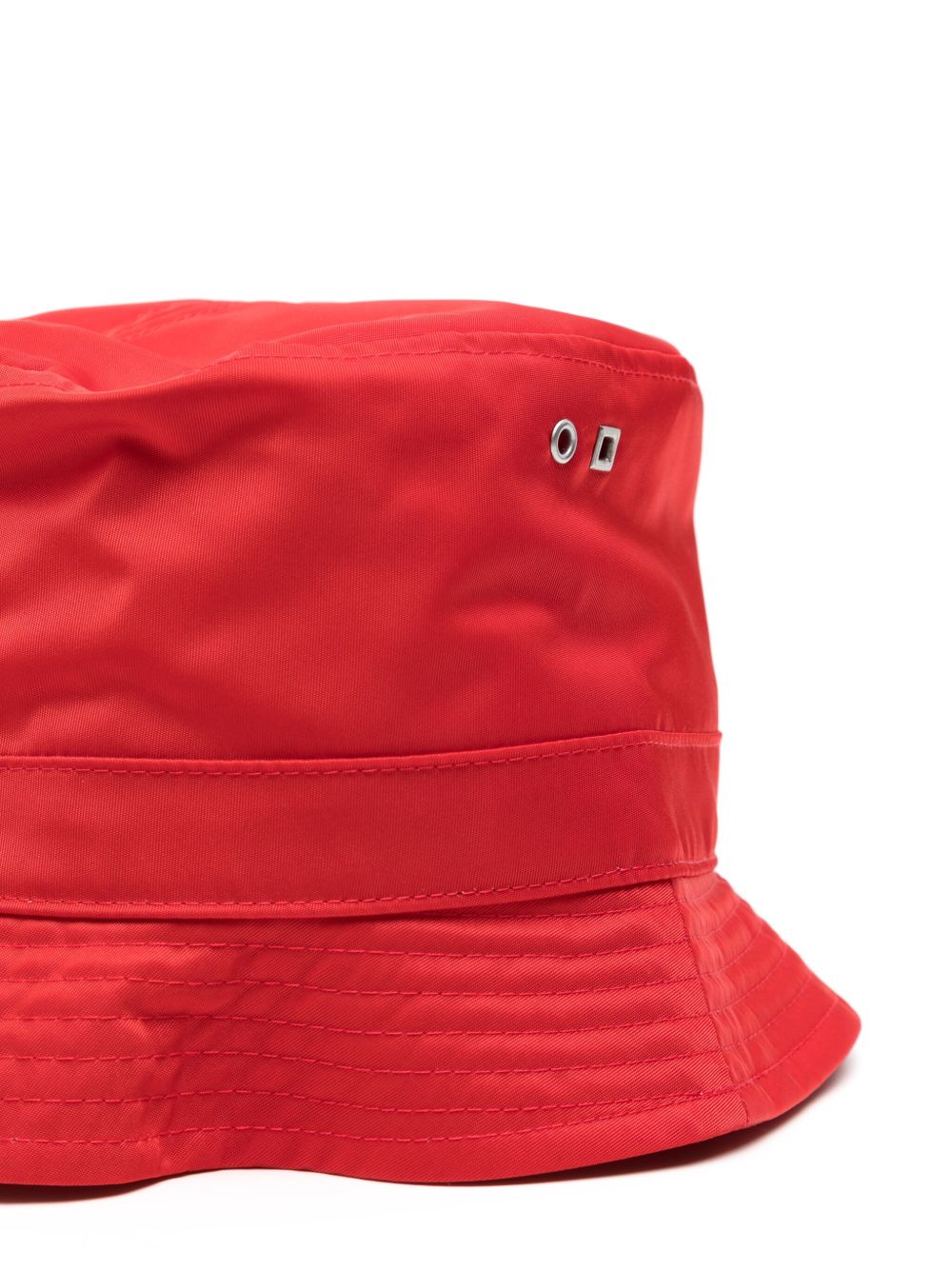 Maison-Kitsune Jacquemus Le Bob Ovalie Bucket Hat Red Men Hats